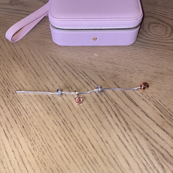 ❤️ Authentic Pandora Jewerly Box and Pandora bracelet and three charms - Picture 1 of 10